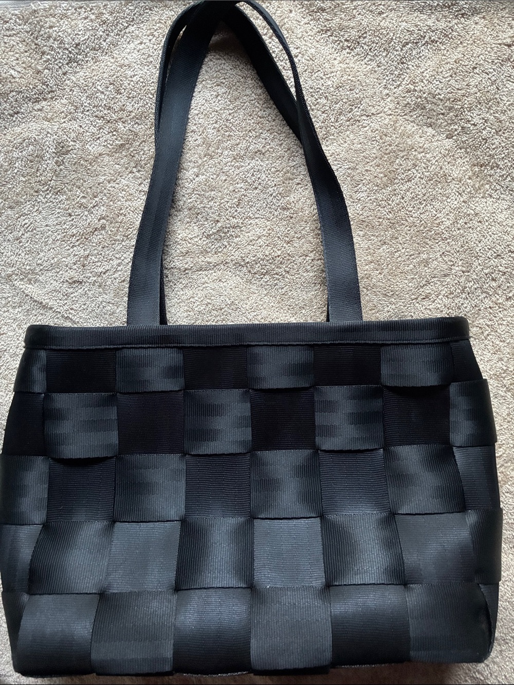 Harvey’s Black Seatbelt Purse